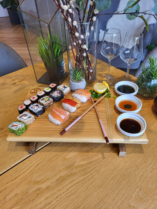 Oak inlaid  Sushi Boards